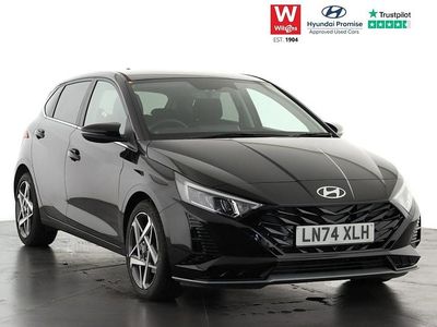 Black Used 2024 Hyundai i20 Premium Hatchback | £17,450 (Fair price)