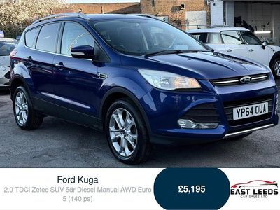 Used Ford Kuga Zetec 163 HP (119 kW) 2014 Blue SUV