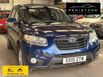 Used Hyundai Santa Fe Style 197 HP (144 kW) 2010 Blue SUV