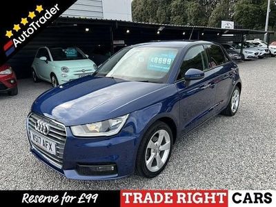 Used Audi A1 Sportback Sport 93 HP (68 kW) 2017 Blue Hatchback
