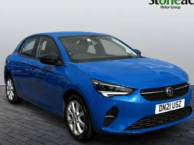 Used Vauxhall Corsa 75 HP (55 kW) 2021 Blue Hatchback