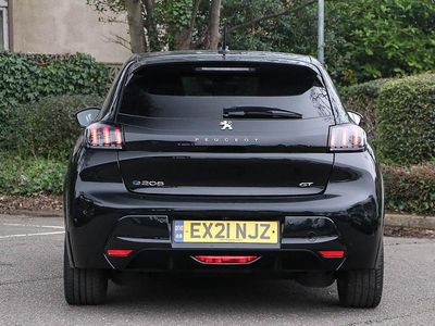 Used Peugeot e-208 Premium 100 kW (136 HP) 2021 Black Hatchback