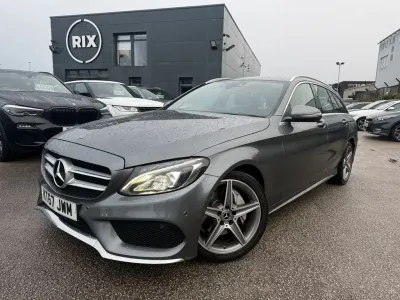 Usado Mercedes C220 AMG line 2017 Cinzento Carrinha