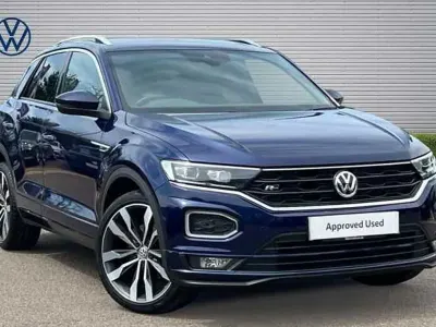 Used VW T-Roc R-line 150 HP (110 kW) 2020 Blue SUV