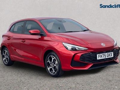 Used MG MG3 SE 116 HP (85 kW) 2024 Tri coat  dynamic red Hatchback