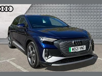 Used Audi Q4 e-tron Comfort 150 kW (204 HP) 2021 Blue SUV