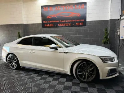 Used Audi S5 Comfort 354 HP (260 kW) 2017 White Coupe