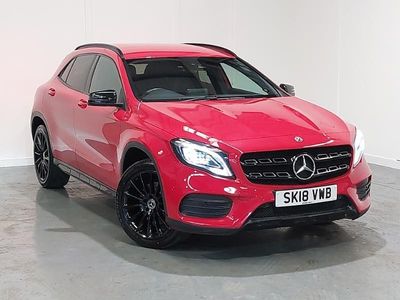 Usado Mercedes GLA220 AMG Line Premium 177 HP (130 kW) 2018 Vermelho SUV