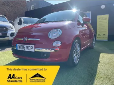 Usado Fiat 500 Lounge 69 HP (50 kW) 2015 Vermelho Citadino