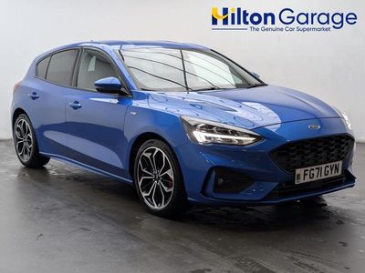 Blue Used 2021 Ford Focus ST-Line X Hatchback | £14,850 (Fair price)