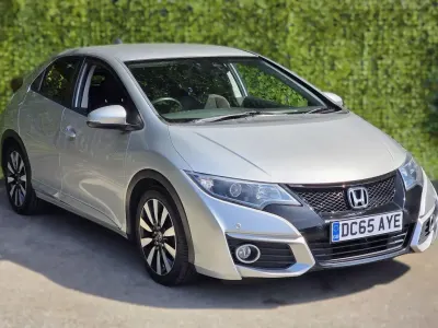 Used Honda Civic SE Plus 2015 Silver Hatchback