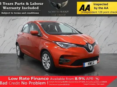 Usado Renault Zoe Iconic 80 kW (109 HP) 2021 Vermelho Citadino