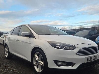 White Used 2018 Ford Focus Titanium Hatchback | £4,795 (Good price)