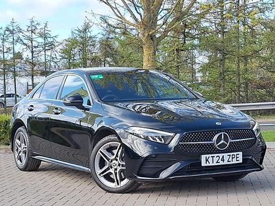 Begagnad Mercedes A250 AMG Line Premium 218 HK (160 kW) 2024 Svart Sedan