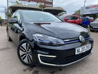Used VW e-Golf 99 kW (135 HP) 2020 Black Hatchback