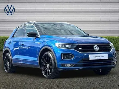 Used VW T-Roc R-line 150 HP (110 kW) 2019 Blue SUV