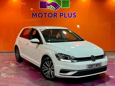Used VW Golf VII SE 125 HP (91 kW) 2017 White Hatchback