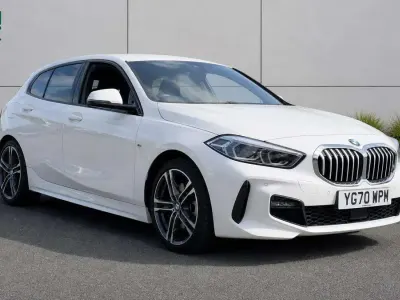 Used BMW 118 M Sport 140 HP (102 kW) 2020 White Hatchback
