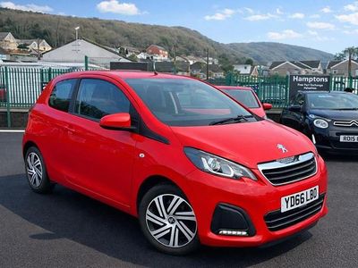 Used Peugeot 108 Active 68 HP (50 kW) 2016 Red Hatchback