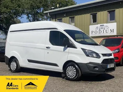 Used Ford Transit Custom 100 HP (73 kW) 2016 White Van