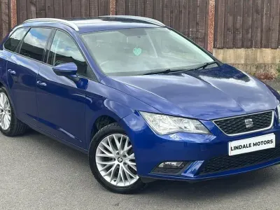 Used Seat Leon ST SE Dynamic 113 HP (83 kW) 2017 Blue Estate
