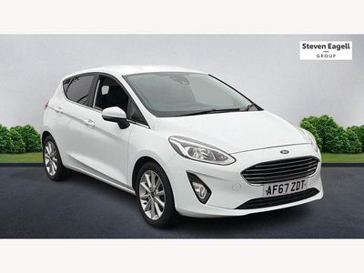 Used Ford Fiesta Titanium 2017 White Hatchback