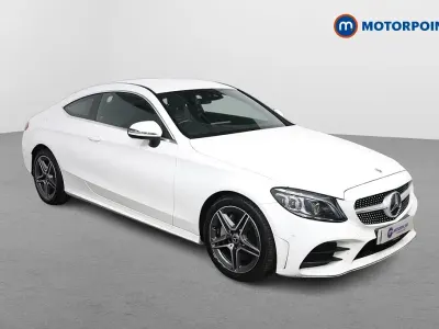 Second-hand Mercedes C300 AMG Line Premium 2018 Alb Coupe