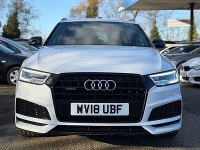 Used Audi Q3 Black Edition 150 HP (110 kW) 2018 White SUV