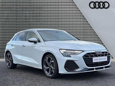Used Audi A3 S-Line 113 HP (83 kW) 2024 White Hatchback