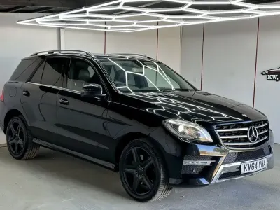 Used Mercedes ML350 AMG line 258 HP (189 kW) 2014 Black SUV