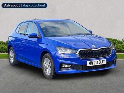 Used Skoda Fabia Comfort 95 HP (69 kW) 2023 Blue Hatchback