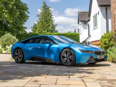 Used BMW i8 Performance 362 HP (266 kW) 2015 Blue Coupe