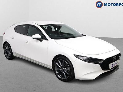 Used Mazda 3 Exclusive-Line 140 HP (102 kW) 2025 White Hatchback