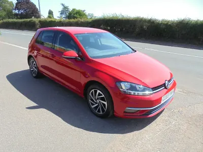 Used VW Golf VII Match 150 HP (110 kW) 2019 Red Hatchback