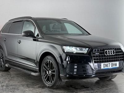 Used Audi Q7 S-Line 218 HP (160 kW) 2017 Black SUV