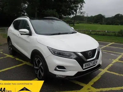 Used Nissan Qashqai Tekna 110 HP (80 kW) 2017 White SUV