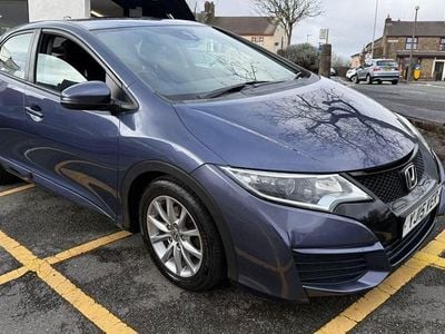 Used Honda Civic S 2015 Blue Hatchback