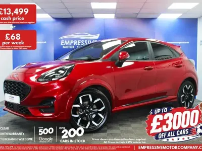 Used Ford Puma ST-Line X 125 HP (91 kW) 2021 Red SUV