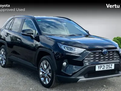 Used Toyota RAV4 Hybrid 222 HP (163 kW) 2021 Galaxy black (metallic paint) SUV