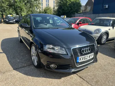 Used Audi A3 S-Line 2012 Black Hatchback