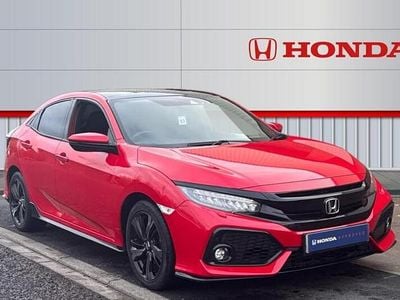 Red Used 2019 Honda Civic Sport Plus Hatchback | £16,961 (Fair price)