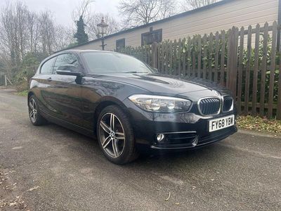 Used BMW 120 Sport Line 184 HP (135 kW) 2018 Black Hatchback