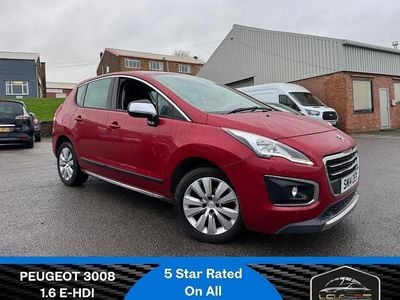 Red Used 2014 Peugeot 3008 Active Hatchback | £4,695 (Fair price)