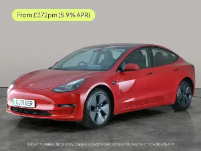Begagnad Tesla Model 3 254 kW (346 HK) 2021 Röd Sedan