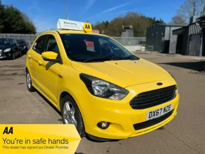 Used Ford Ka Plus Zetec 2017 Yellow Hatchback