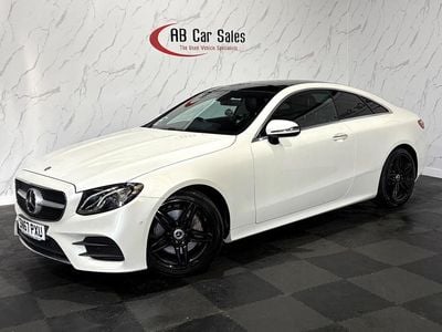 Used Mercedes E220 AMG Line Premium 194 HP (142 kW) 2017 White Coupe