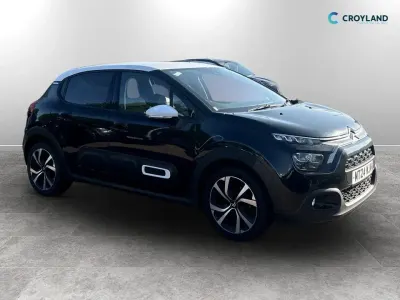 Used Citroën C3 PureTech 110 HP (80 kW) 2024 Black Hatchback