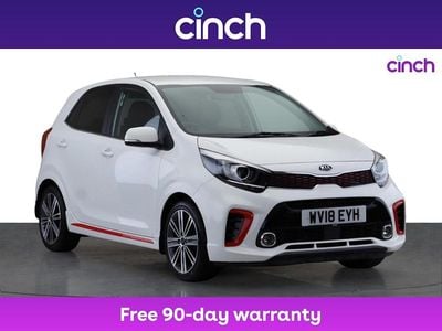 White Used 2018 Kia Picanto GT-Line Hatchback | £7,699 (A bit pricey)