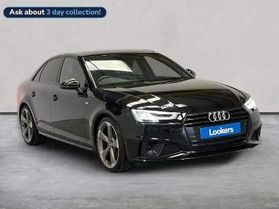 Used Audi A4 Black Edition 190 HP (139 kW) 2019 Black Sedan