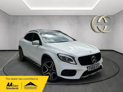 Used Mercedes GLA250 AMG line 211 HP (155 kW) 2018 White SUV